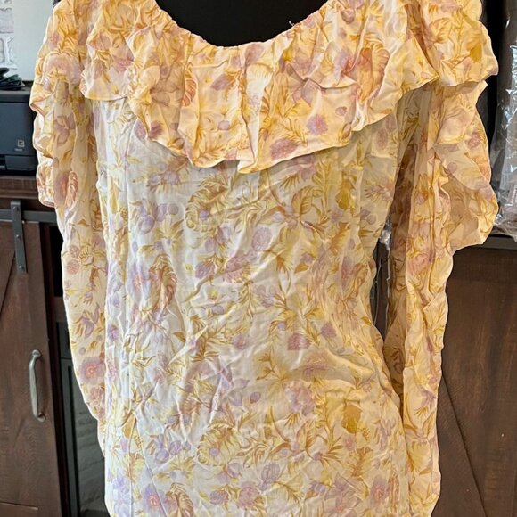 International Concepts Plus Women's Blouse Pastel Sz 2X NWT - Picture 2 of 4